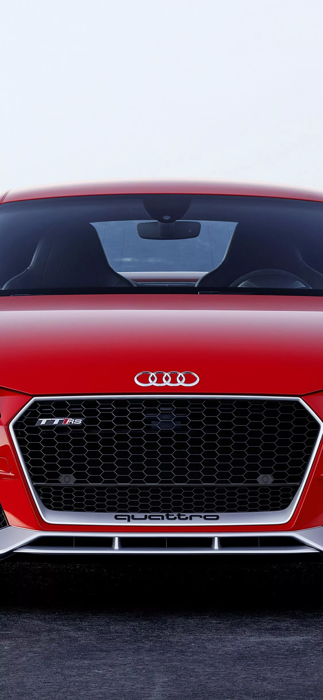 wallpaper 1125x2436 front, audi tt