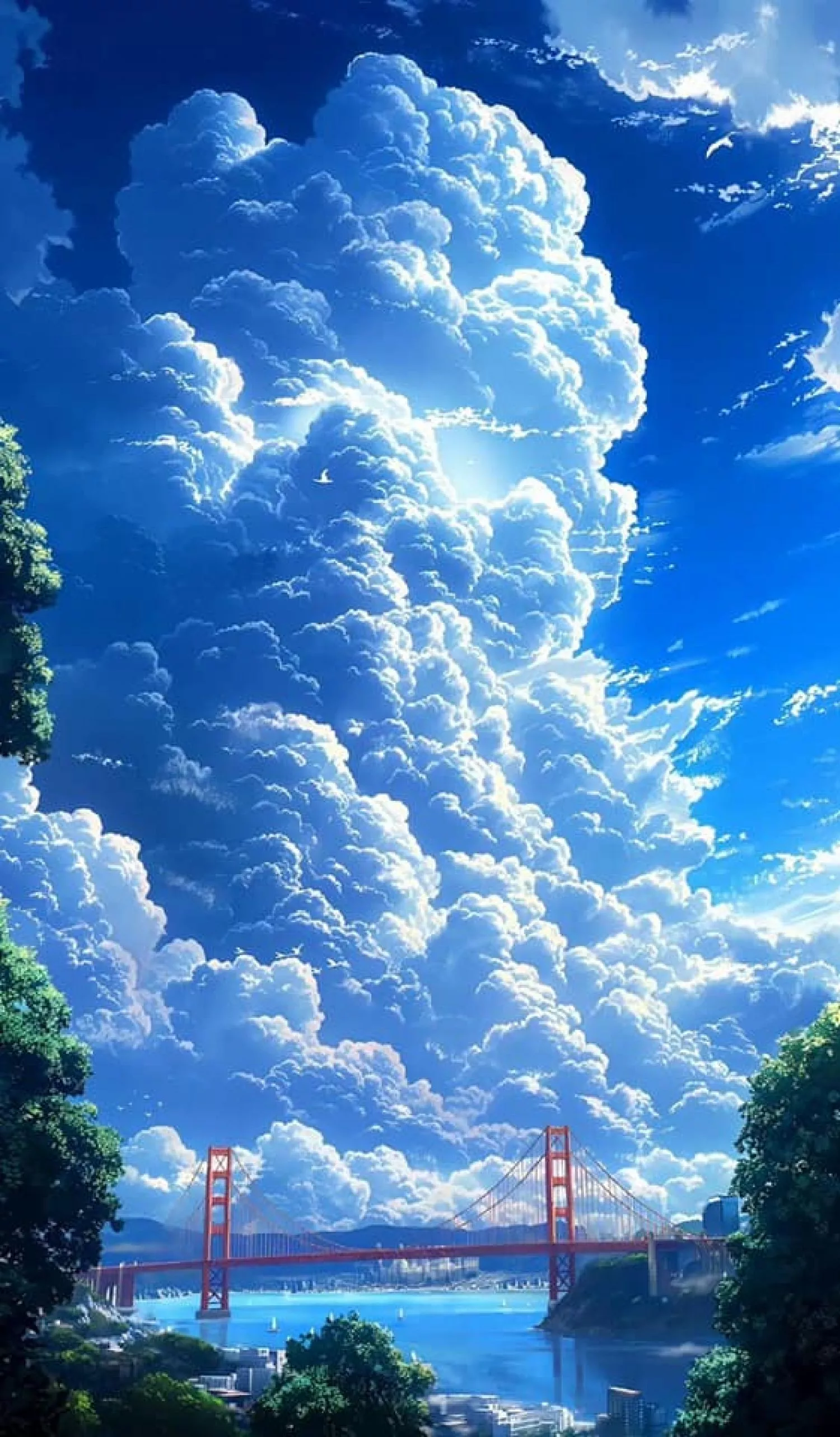 Anime Clouds Animated Cartoon San