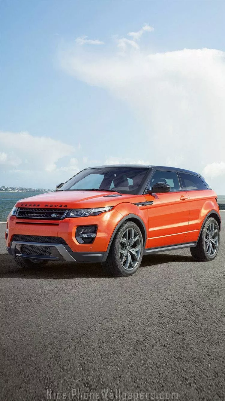 Orange Stylish Land Rover Wallpaper