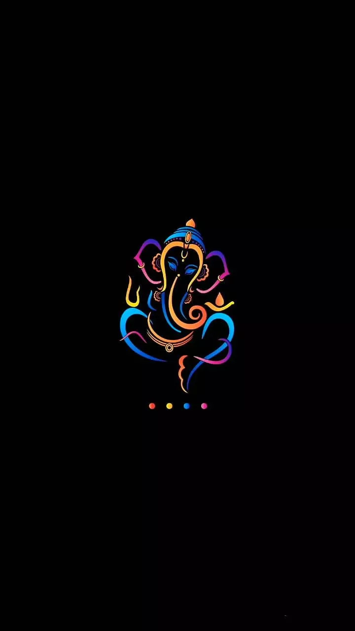Ganesh Colorful Sanskrit iPhone