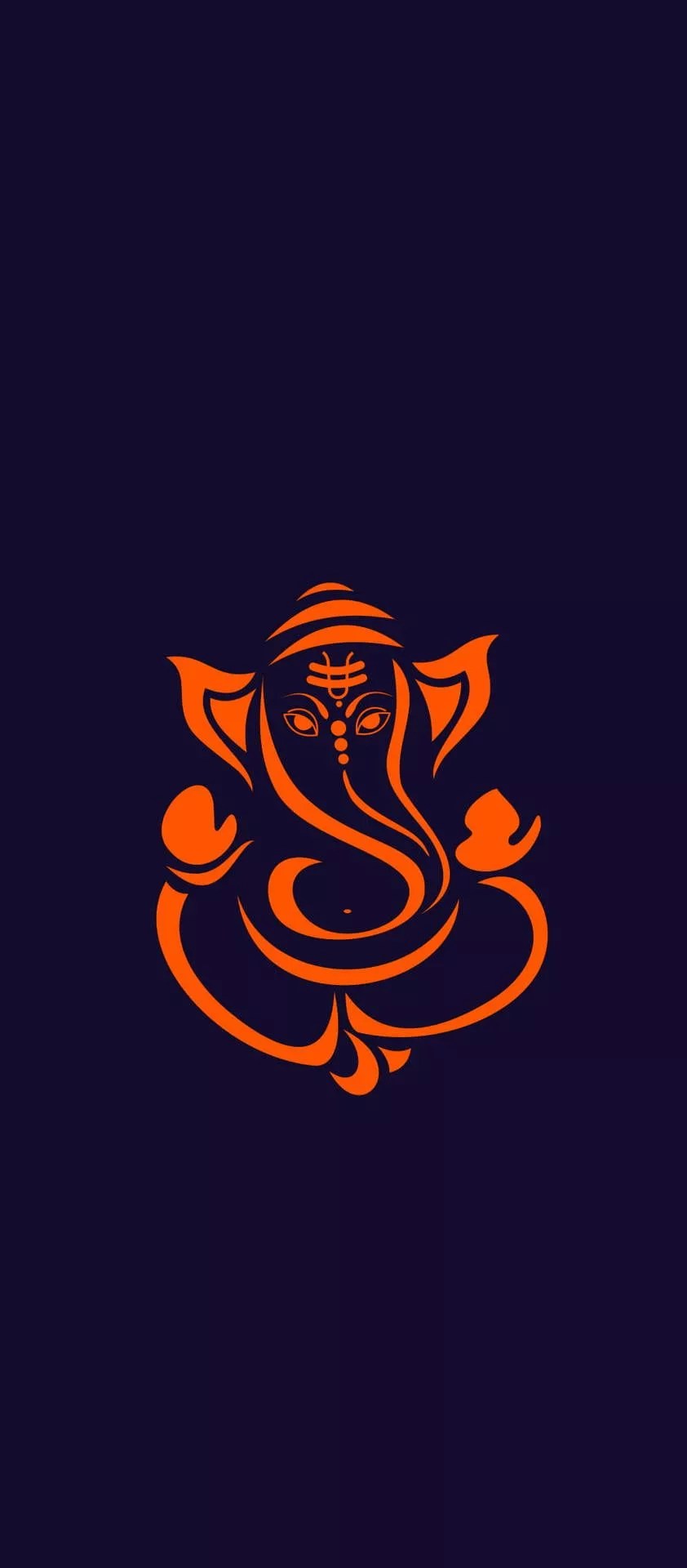 Lord Ganesha Icon IPhone Wallpaper