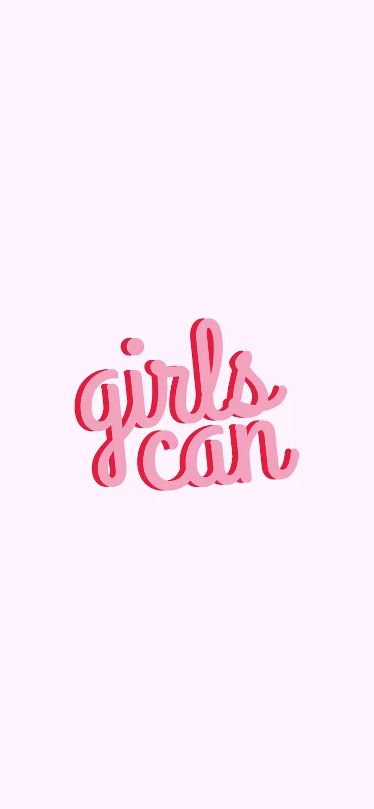 Girls Can Pink Feminist Quote iPhone XR