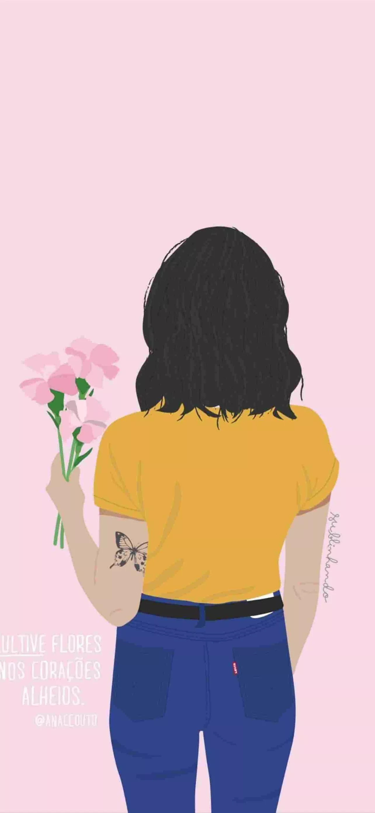 Instagram Girls Cave iPhone Wallpaper