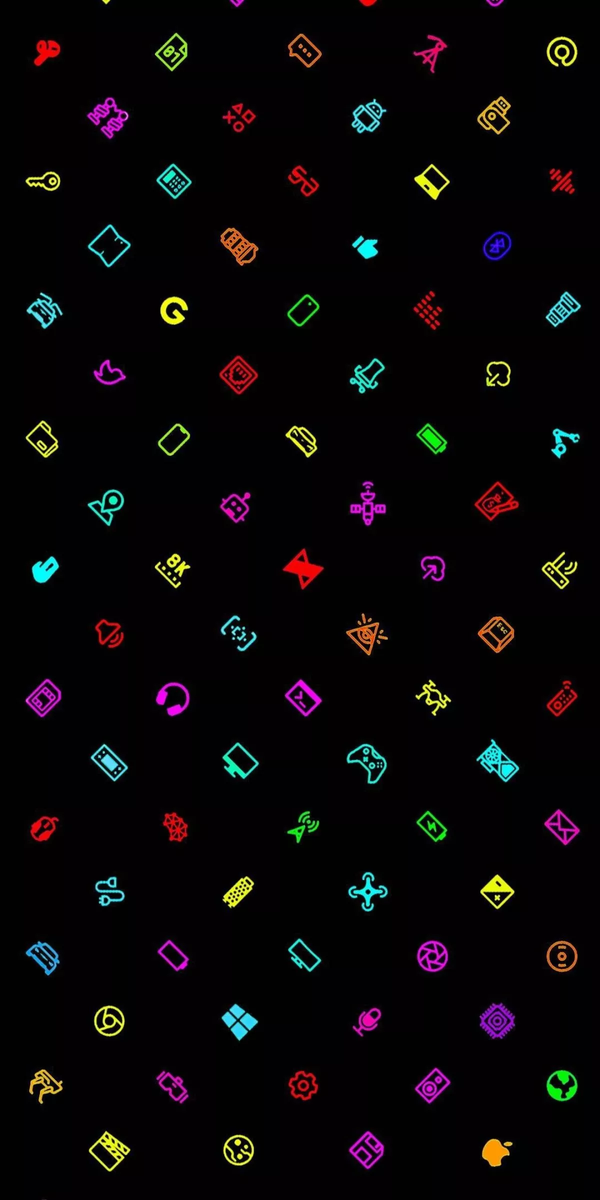 Most Popular Multicolored MKBHD Wallpaper