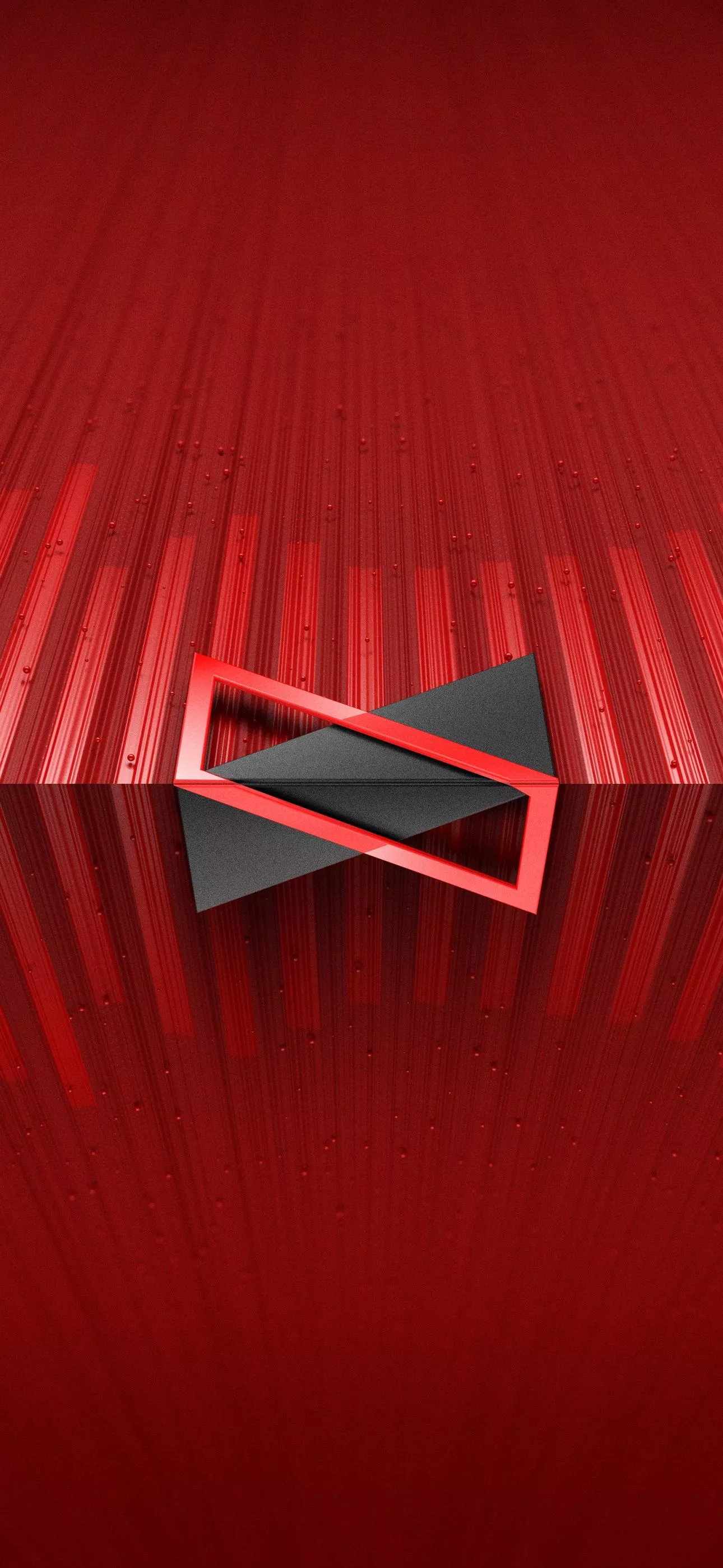 MKBHD Wallpaper 4K, Red abstract, 3D