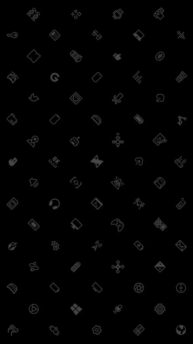 MKBHD Icon Matte Black Wallpaper