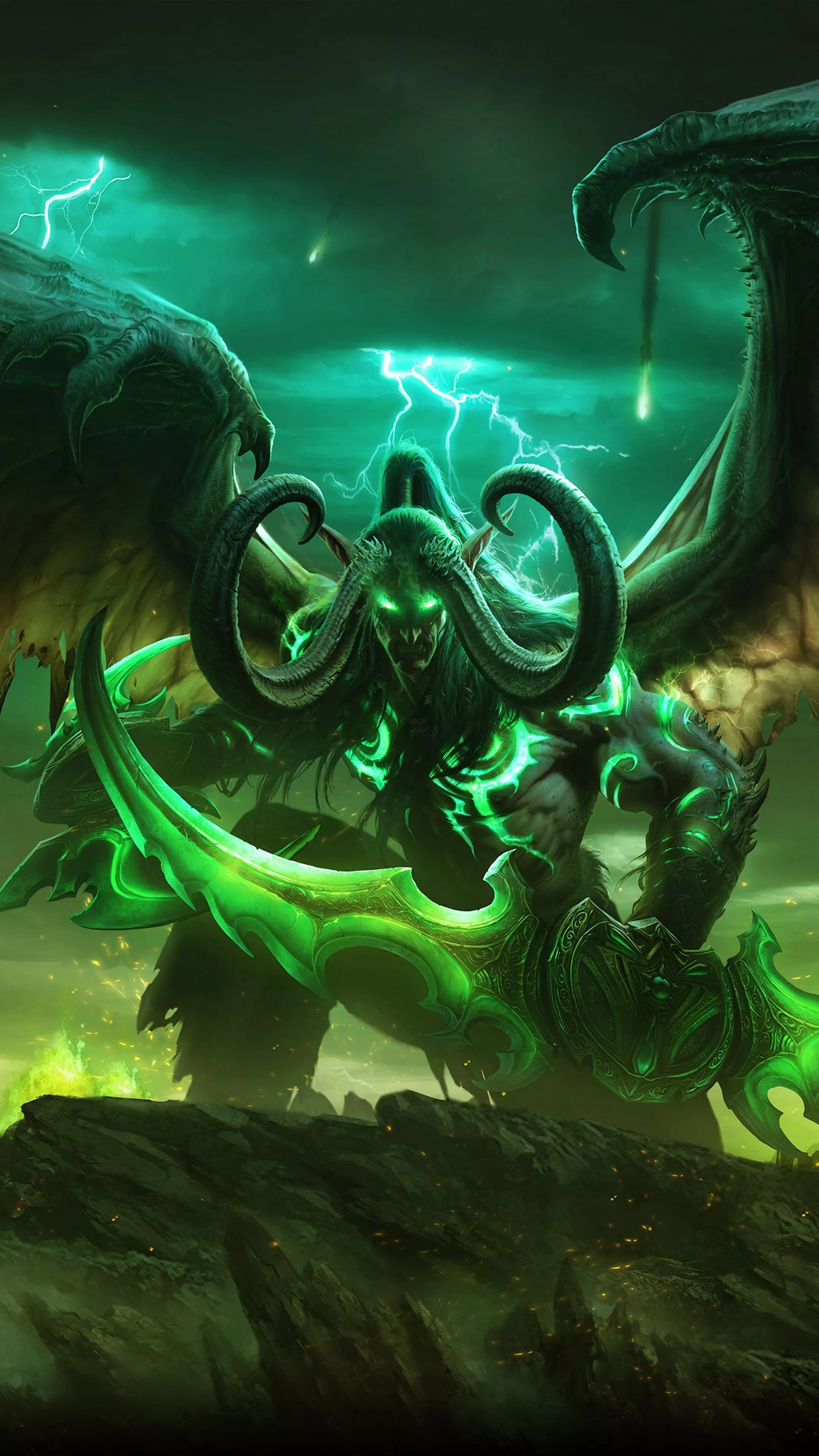 Illidan Stormrage, WoW, 4k HD Phone