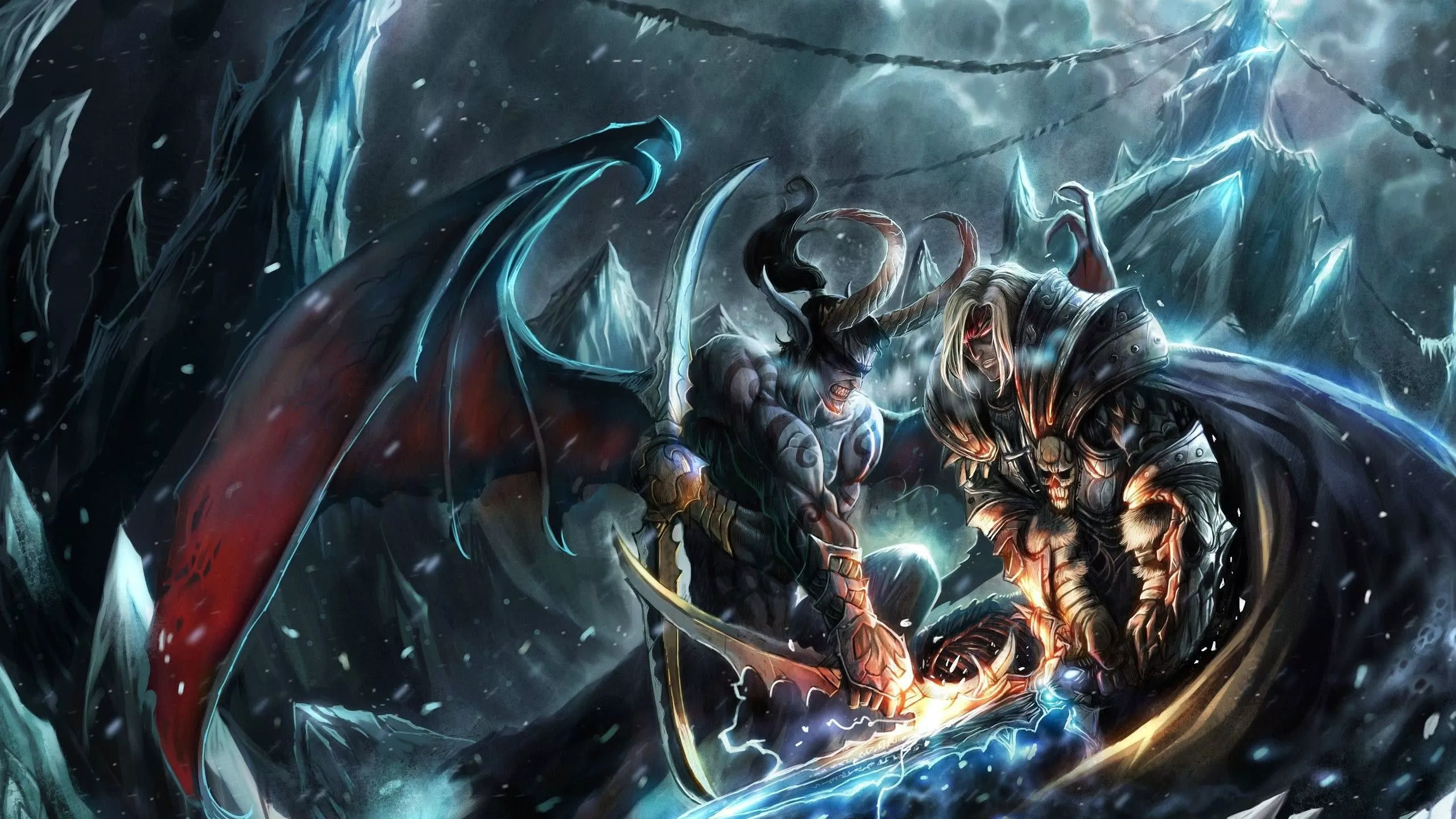 Warcraft Arthas Vs Illidan In Northrend