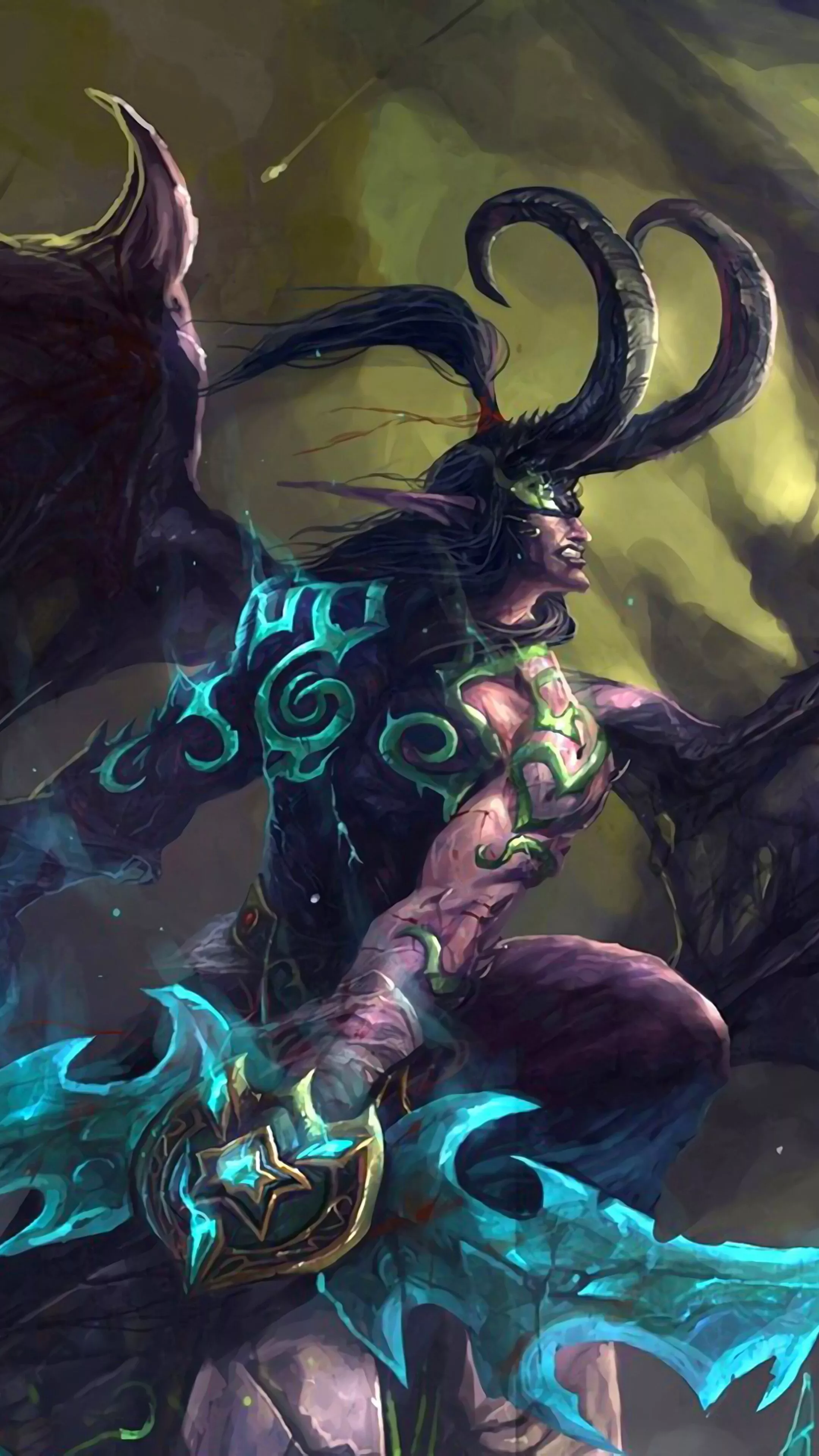 Illidan Stormrage, WoW, 4k HD Phone