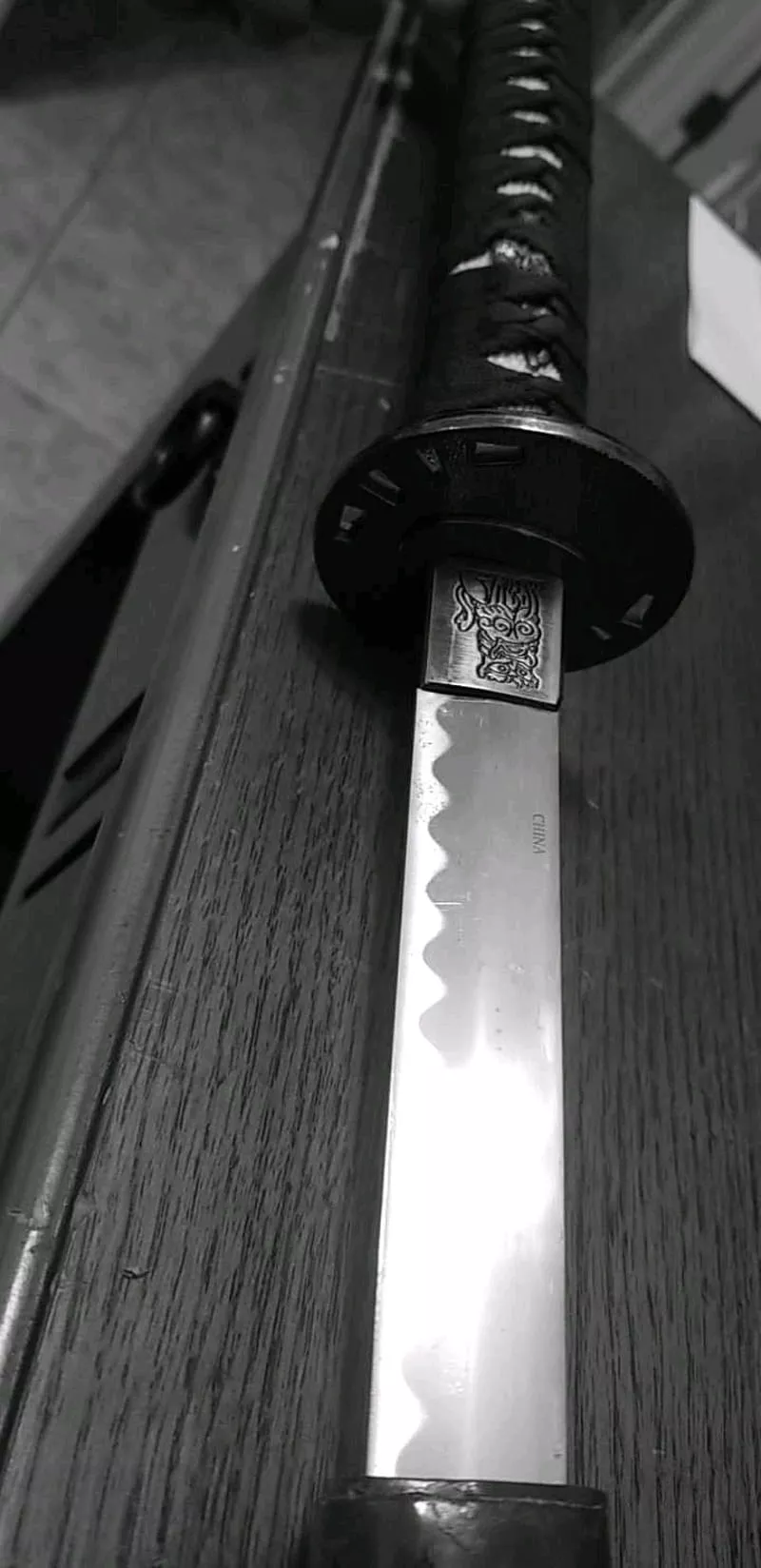 Sword, katana, ninja, samurai, HD phone