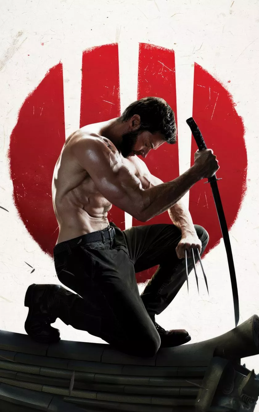 Download wallpaper 840x1336 wolverine