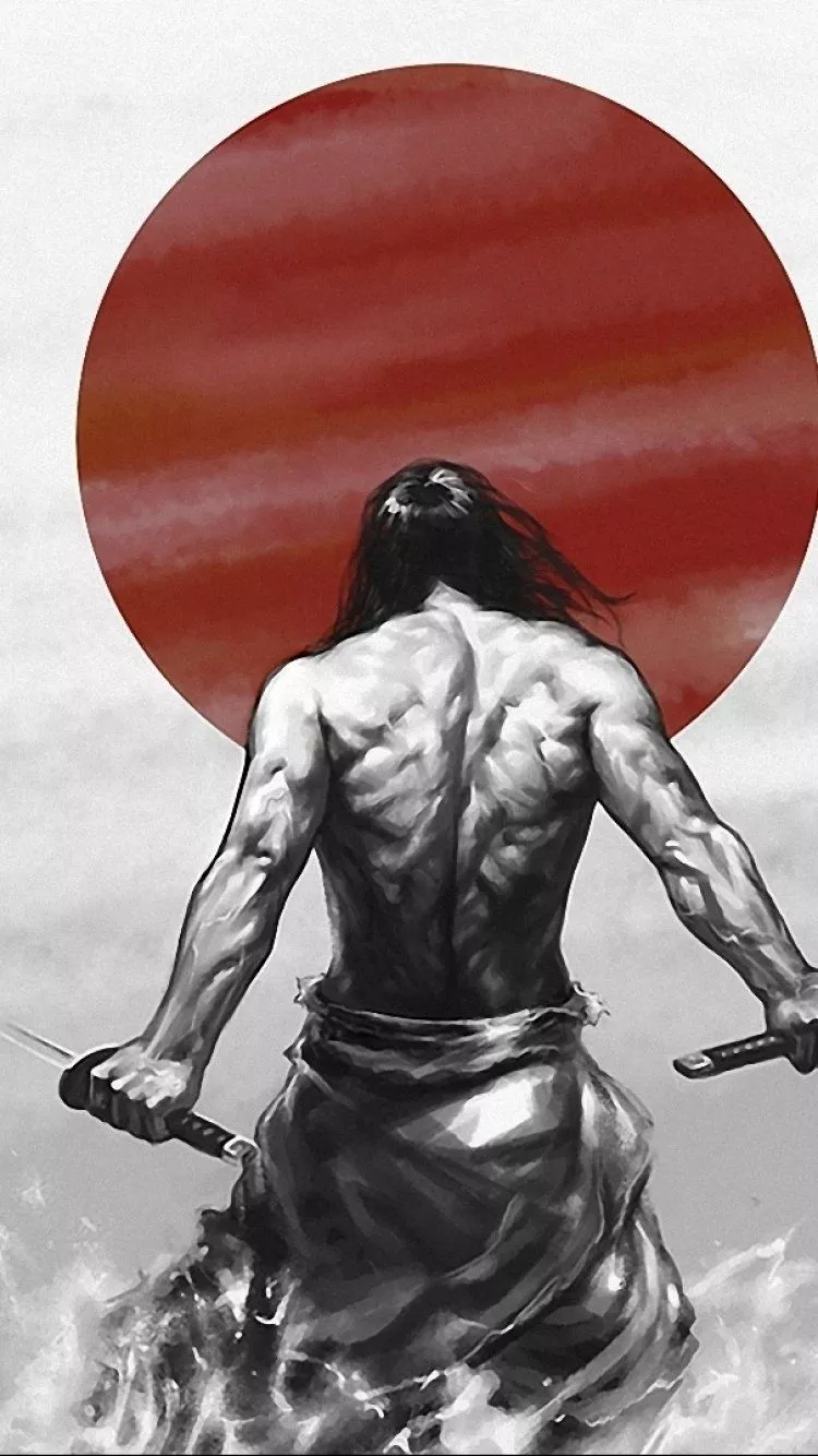 Download Fantasy Samurai Phone Wallpaper