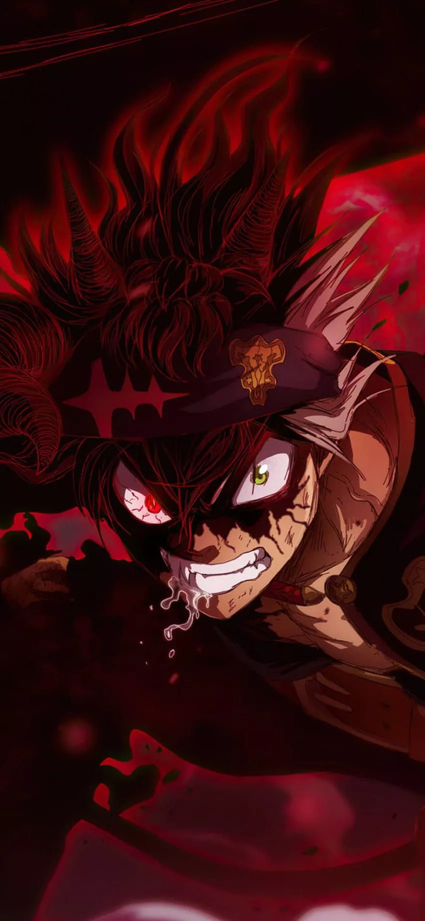 Cool Asta Black Clover iPhone XS