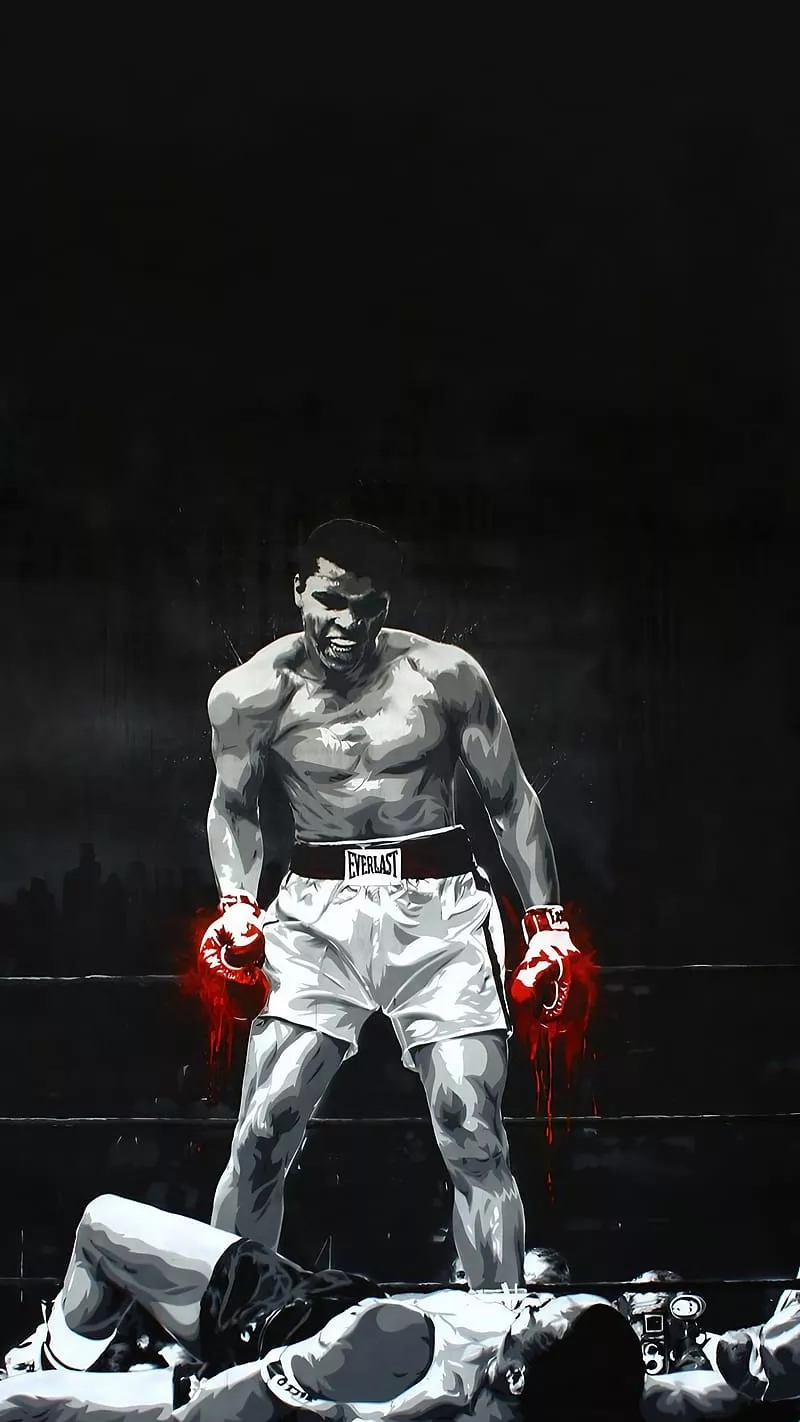 Muhammad Ali, boxer, goat, HD phone wallpaper