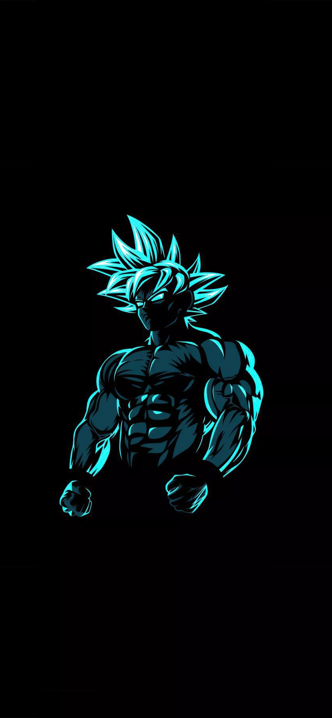 wallpaper 1125x2436 anime, minimal