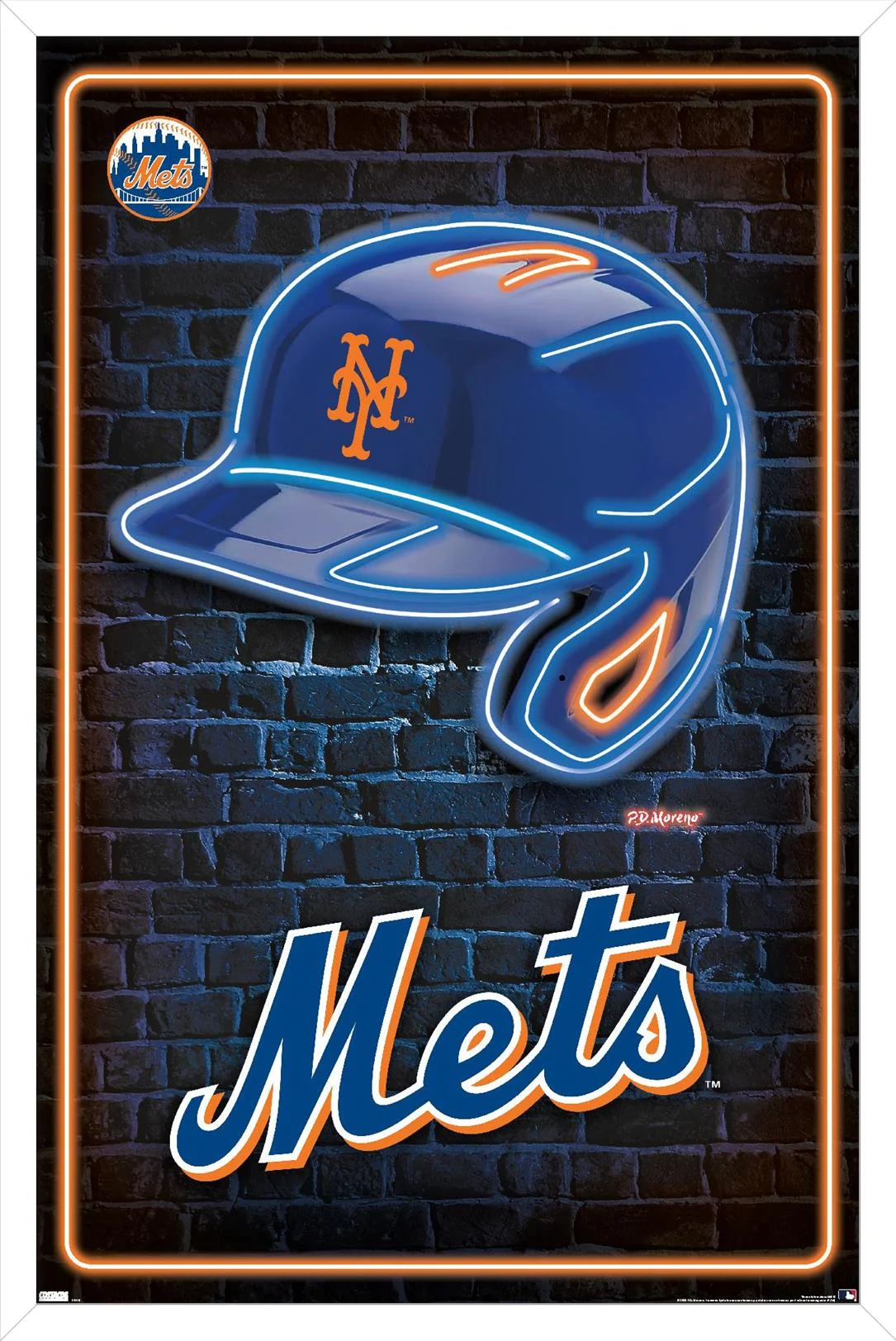 MLB New York Mets Helmet 23 Wall