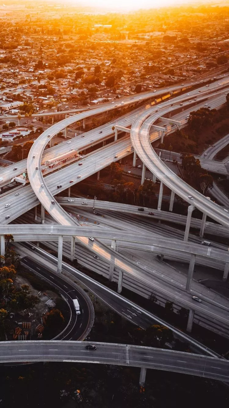 Freeway iPhone Wallpaper