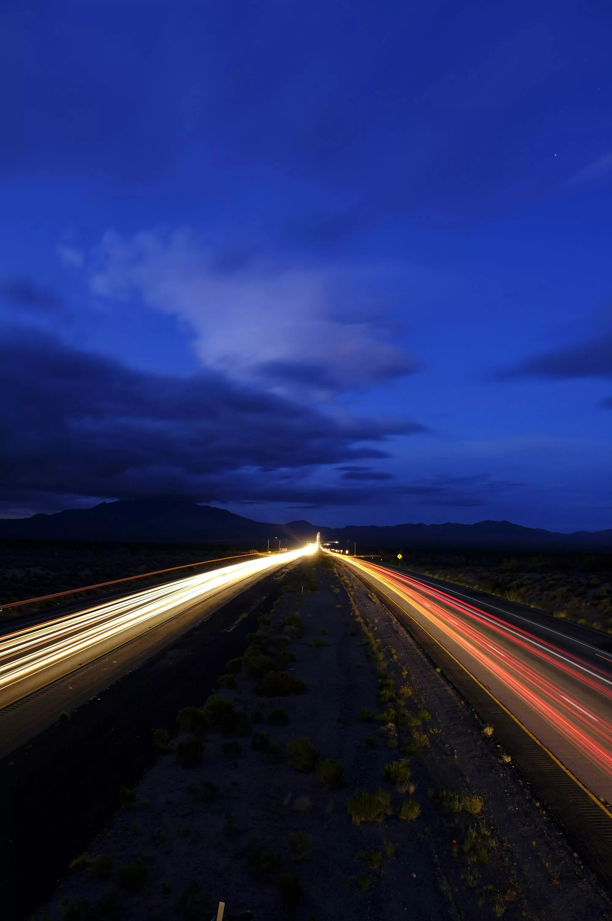 Long Exposure of Traffic on Highway