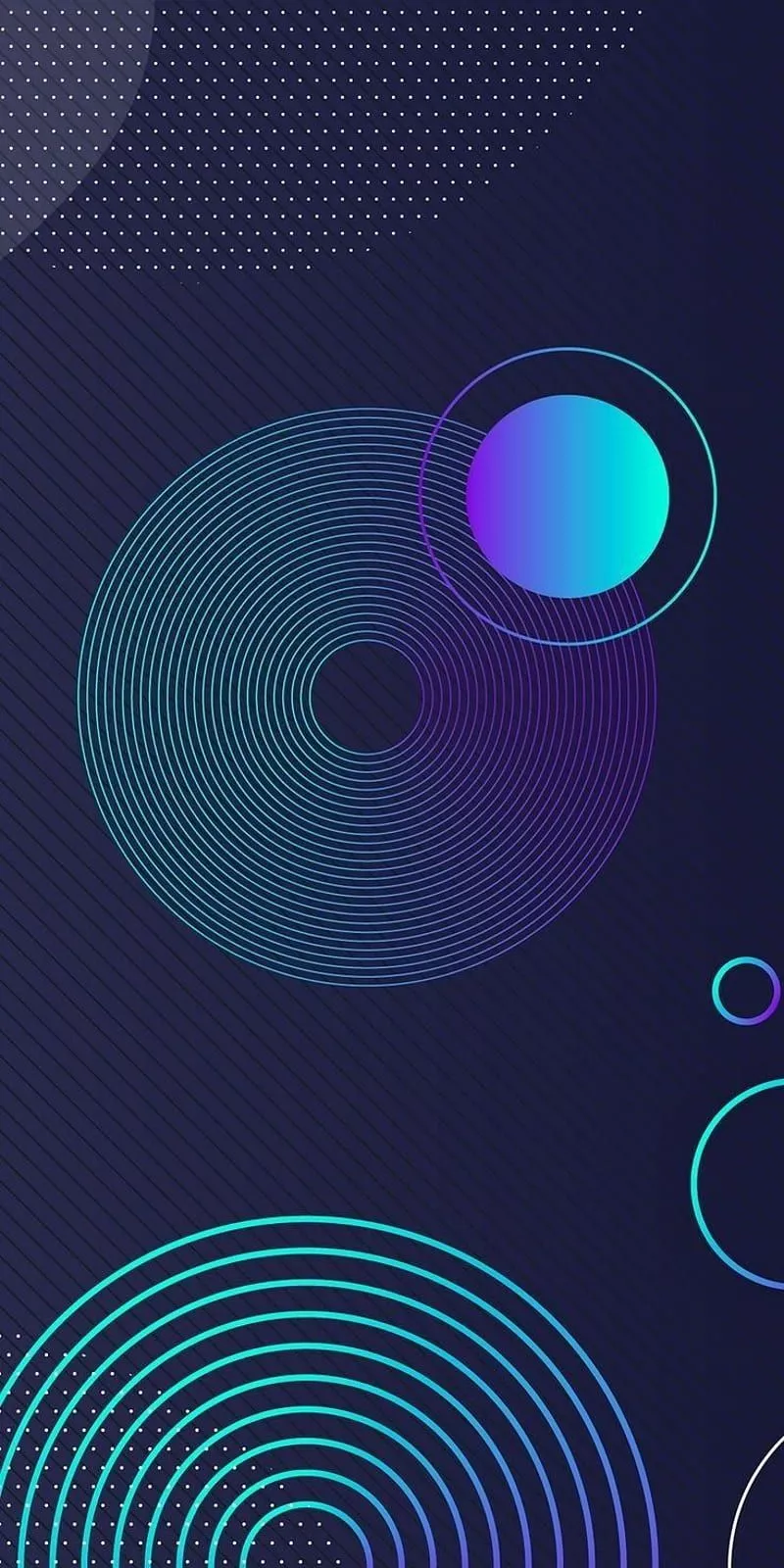 Neon Circle, illusion, optical, HD
