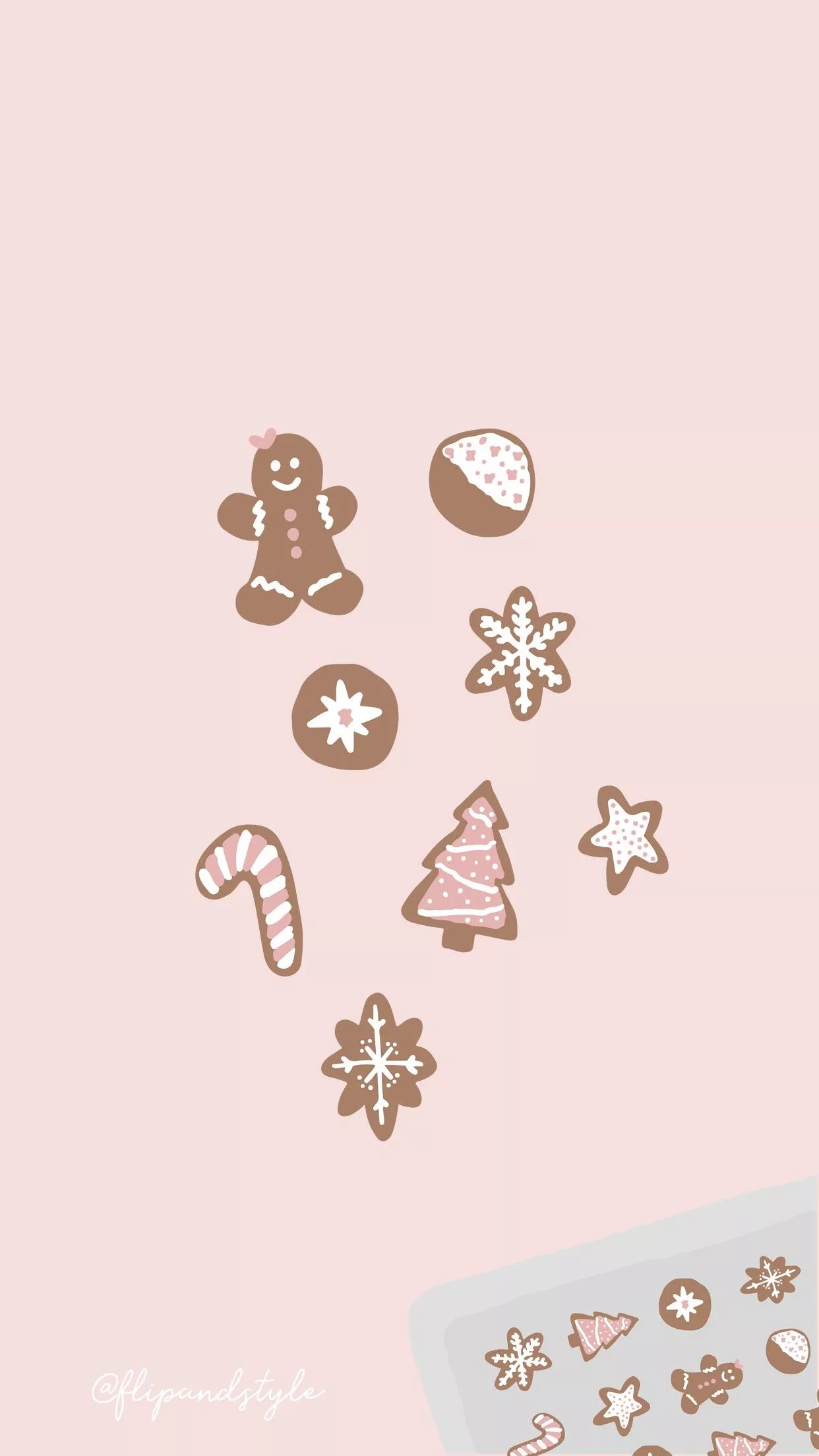 Christmas Pastel Wallpaper Free