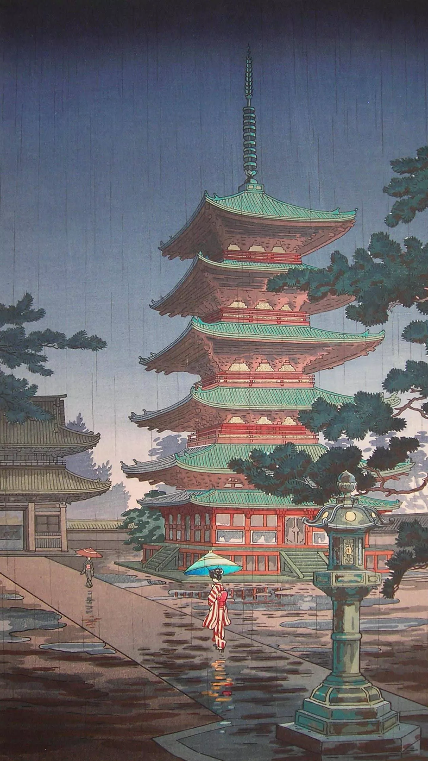 Ancient Japan Famous Paintings iPhone