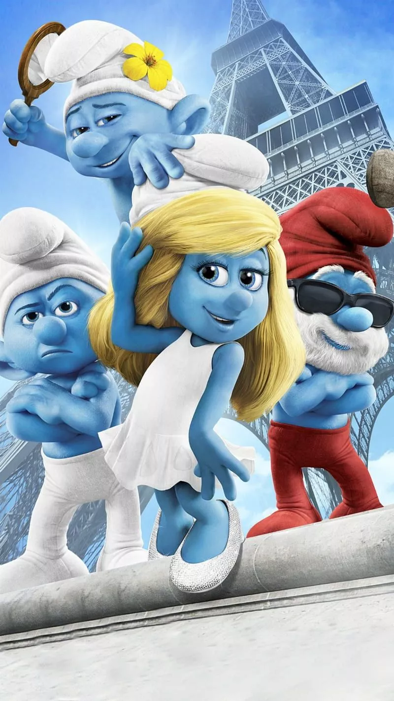 HD smurfs cute wallpaper