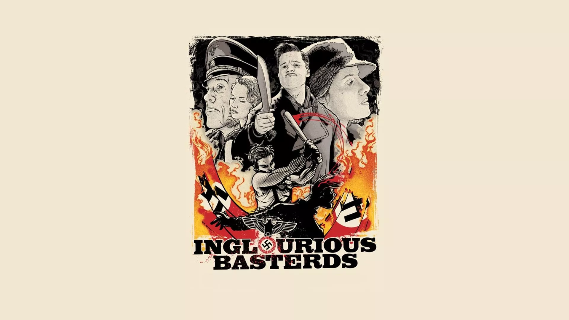 Inglourious basterds painting, movies