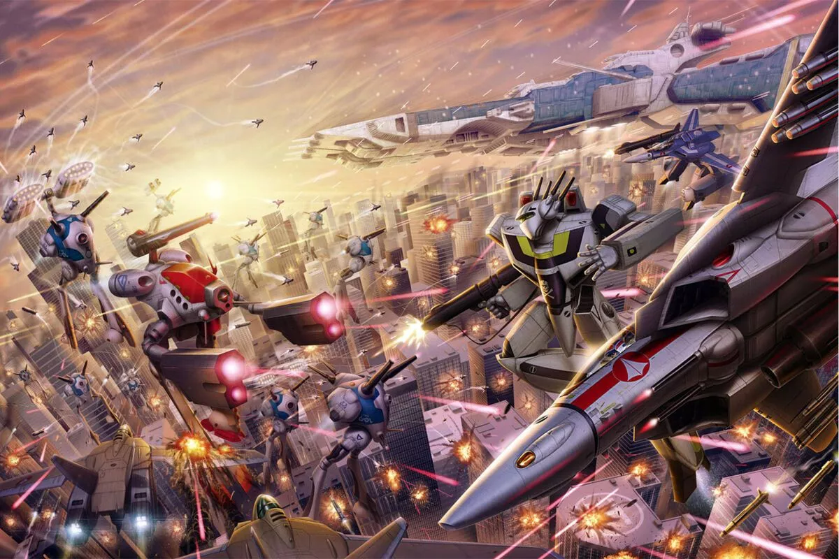 Macross Robotech Fight Skull Squad