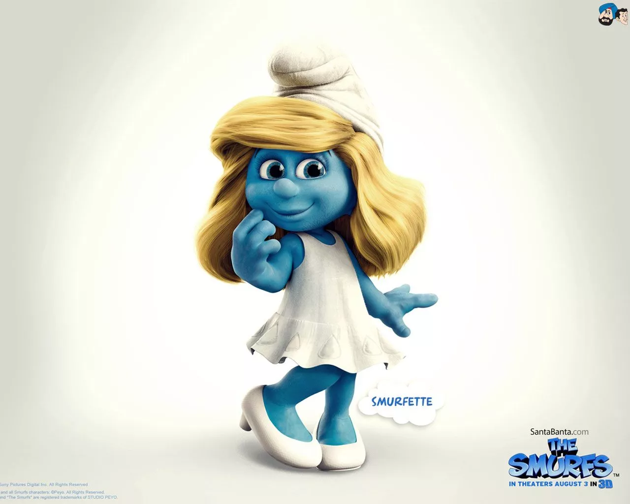 SantaBanta Wallpaper The Smurfs 2