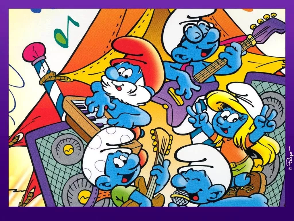 The Smurfs Wallpaper (1024 x 768 Pixels)