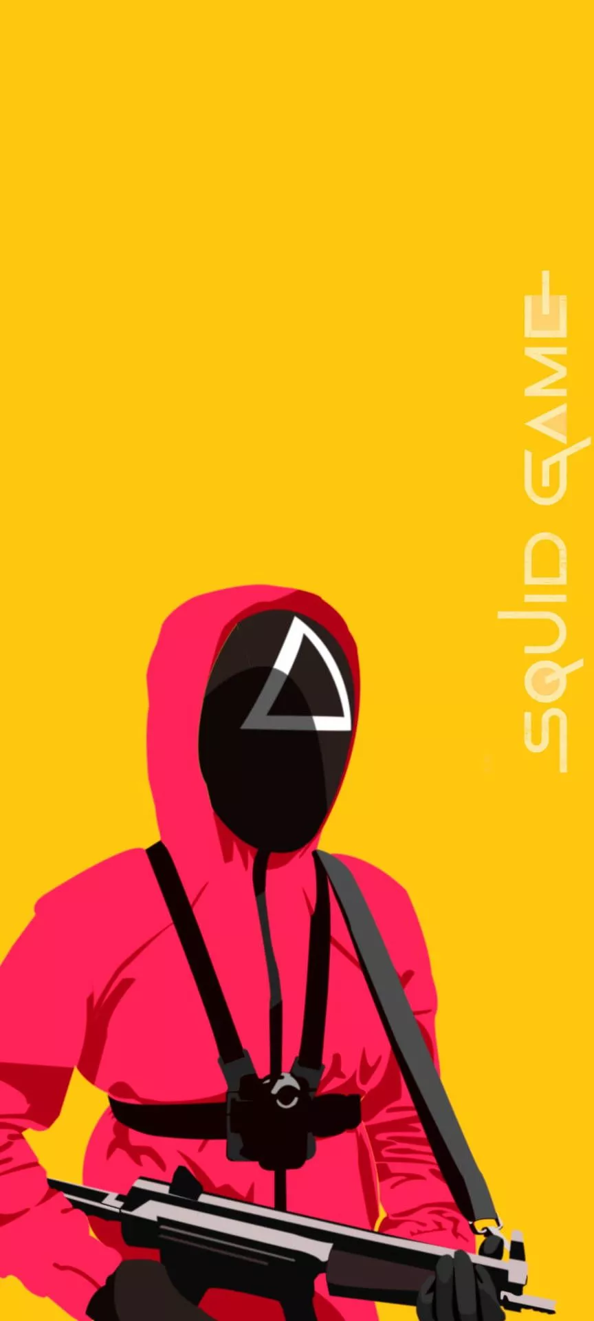 Squid Game Red Guard Vector Art