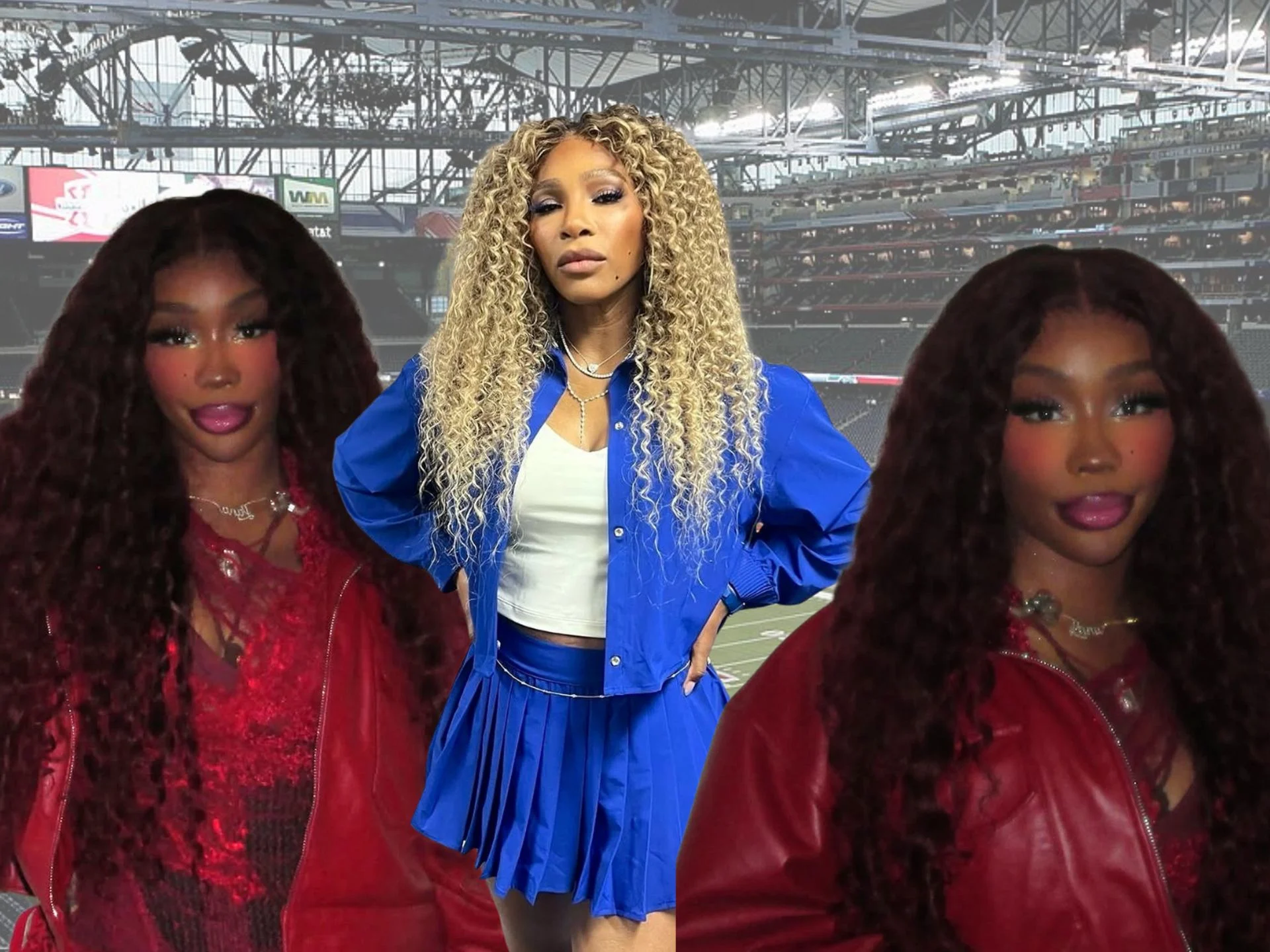 Serena Williams and SZA rock bold curls