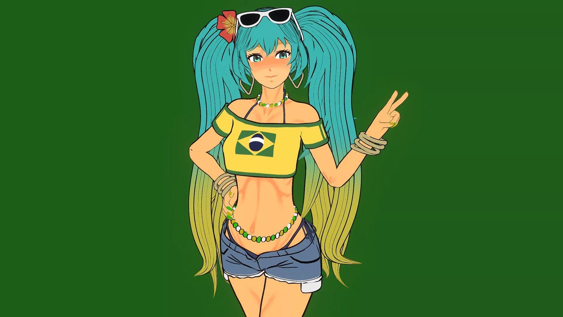 Miku brasileña! Brazilian Miku!