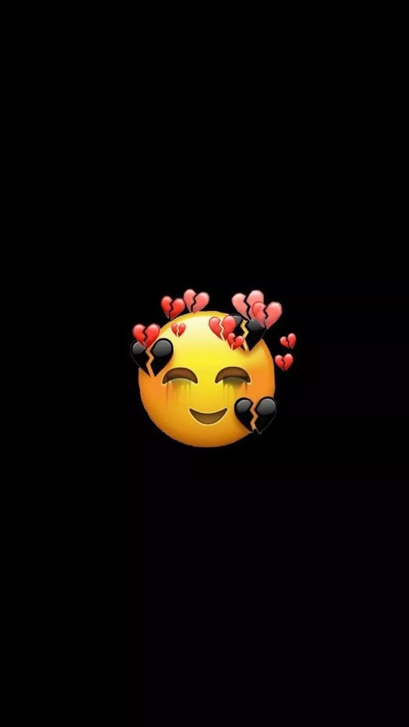 HD sad emoji wallpaper