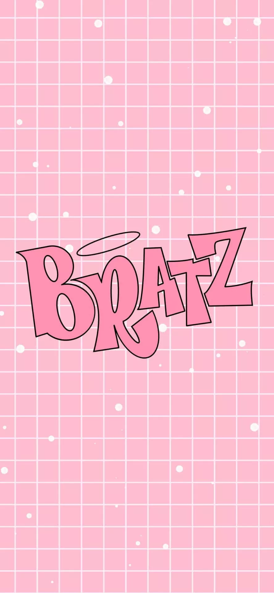 Bratz Logo Pink Aesthetic Background