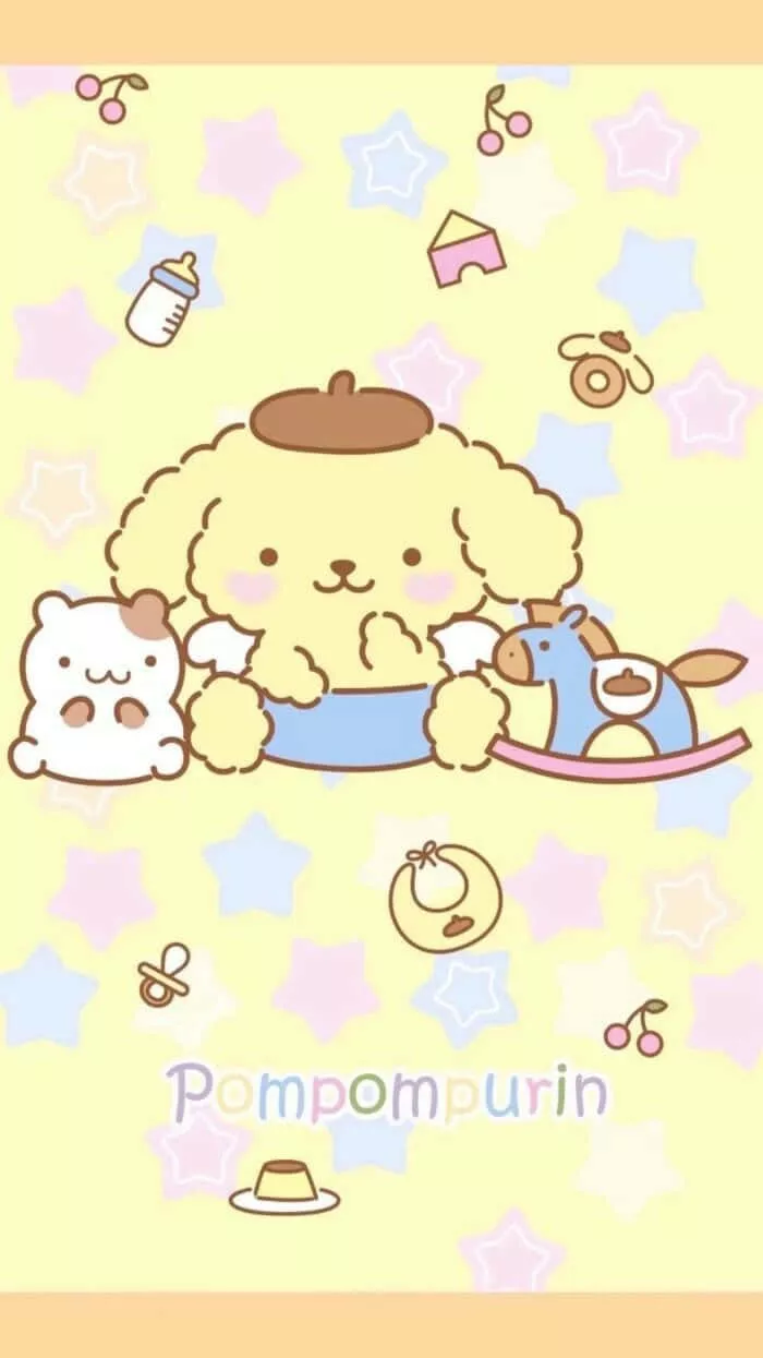 Pompompurin Cute Aesthetic Wallpaper