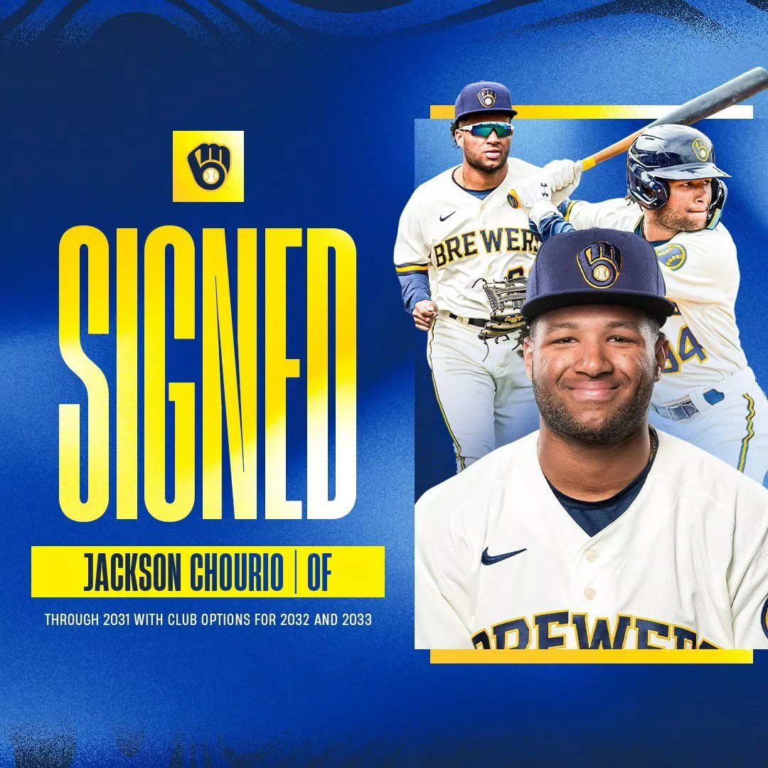 signed Jackson Chourio