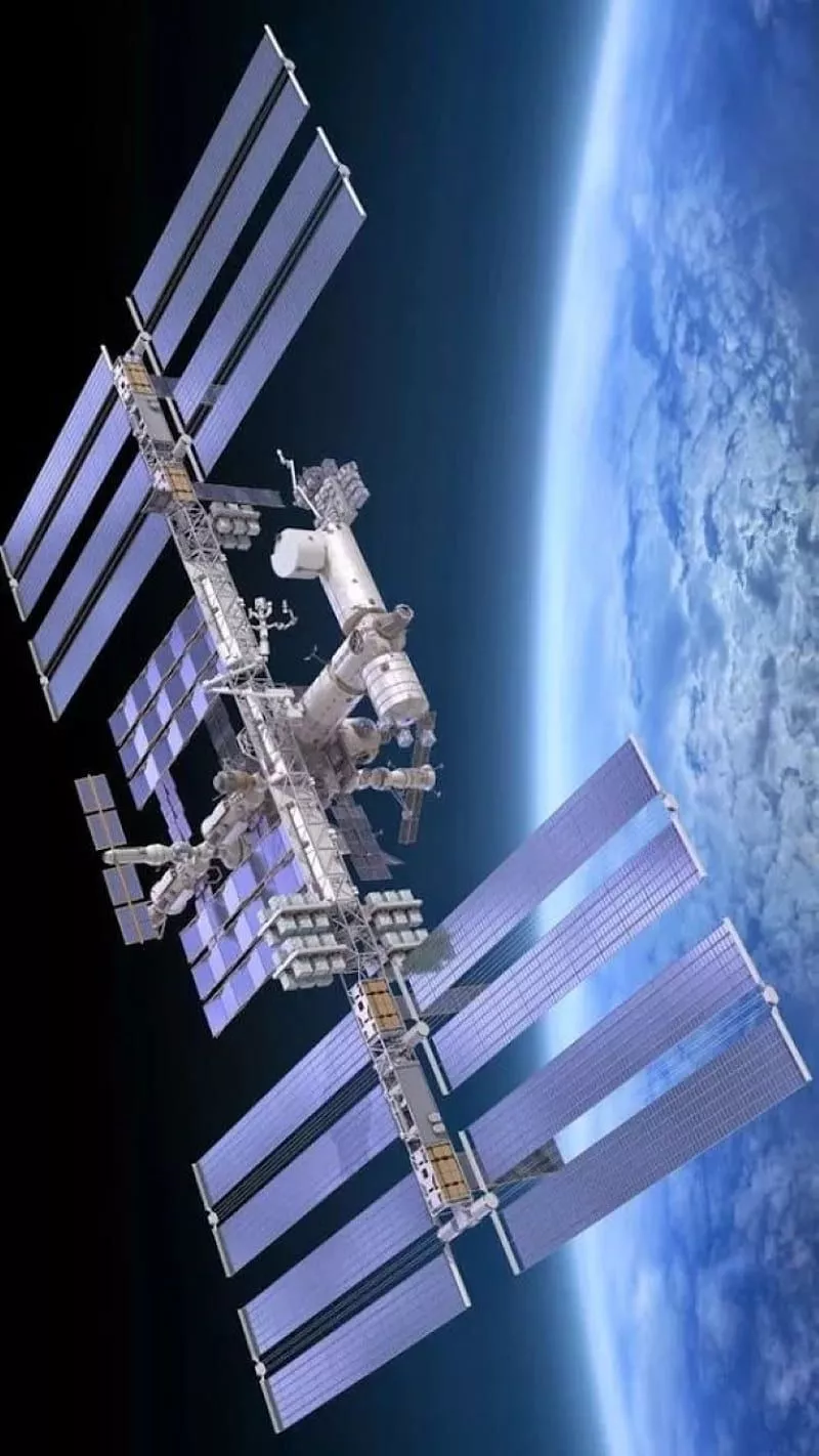 ISS, space, HD phone wallpaper