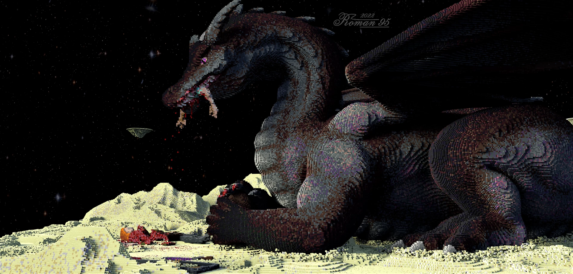 The true End Minecraft Map