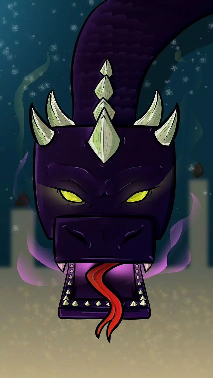 minecraft dragon HD phone wallpaper