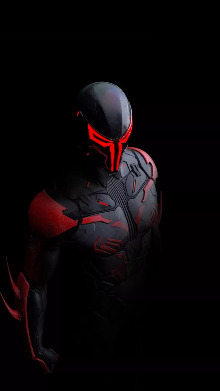 Spider Man 2099, Minimal & Dark Art