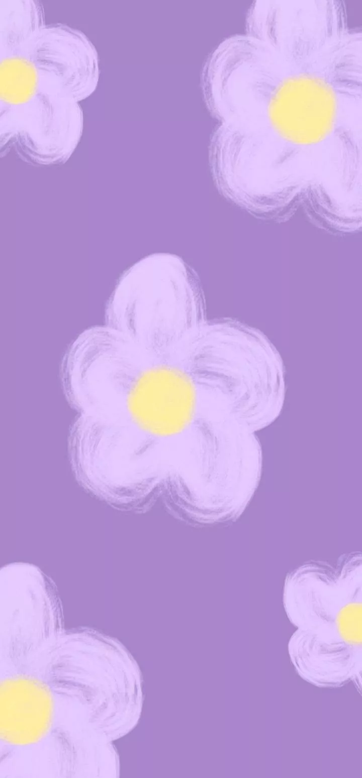 purple lilac flower aesthetic drawing