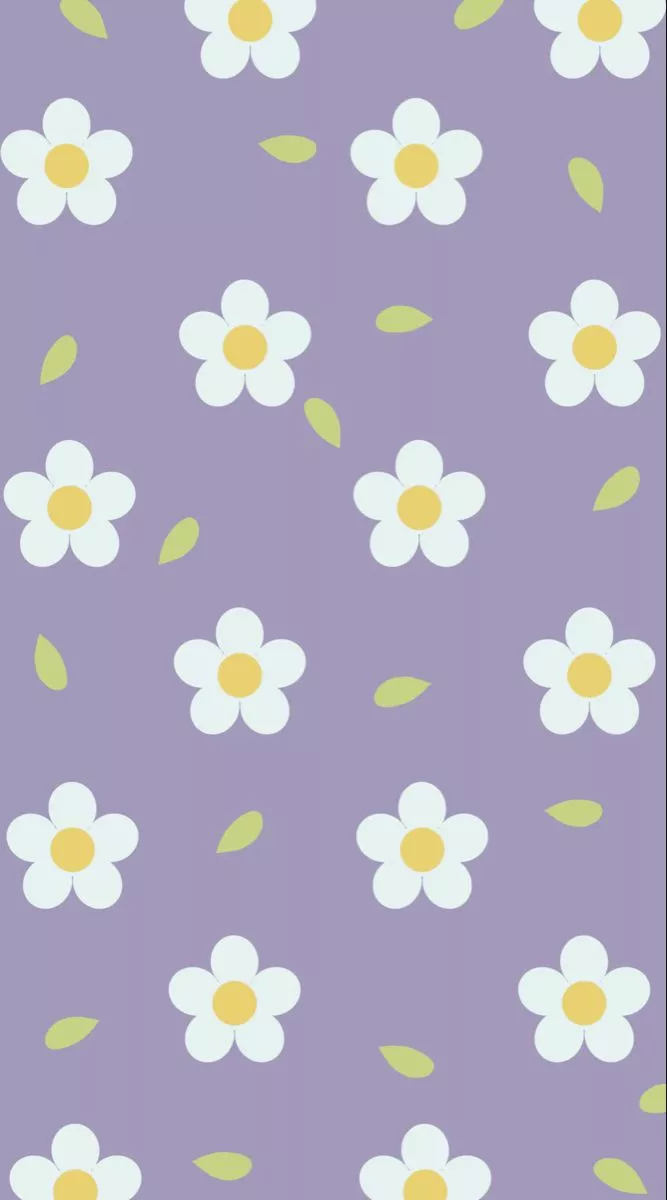 Cute Purple Flower Wallpaper. IOS