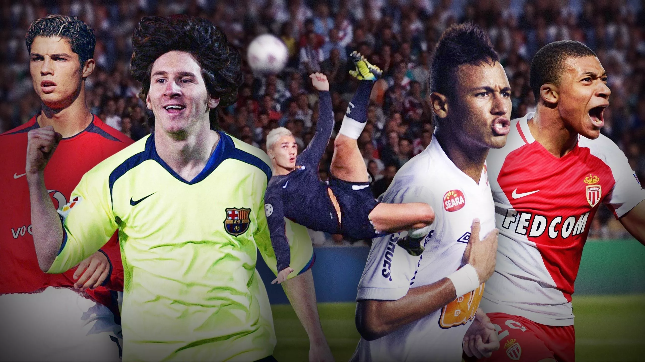 Messi, Ronaldo, Mbappe, Neymar, Neuer