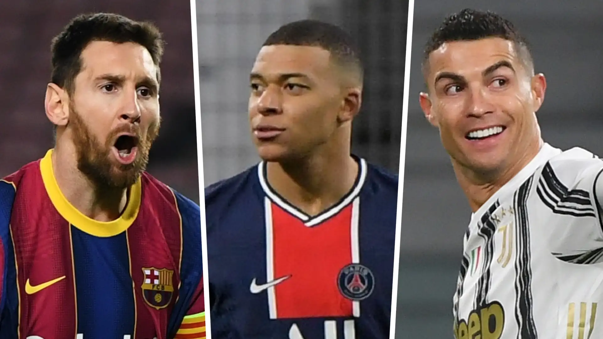 Neymar picks Ronaldo, Messi & Mbappe