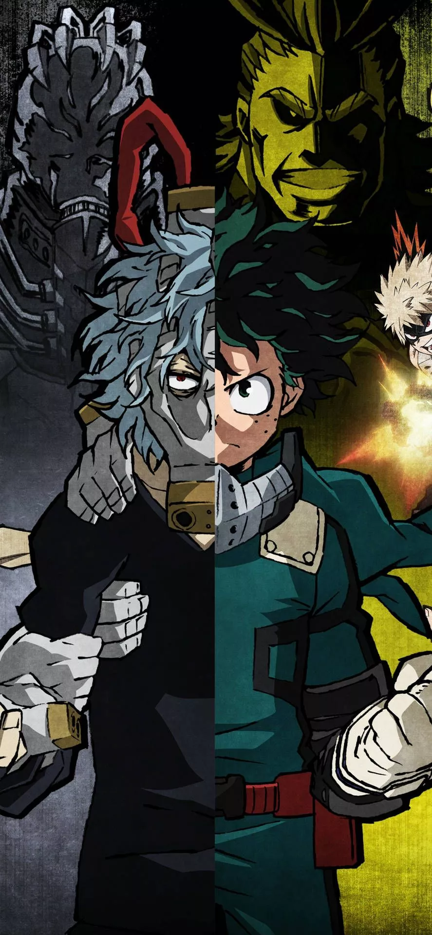 Shigaraki And Midoriya My Hero Academia