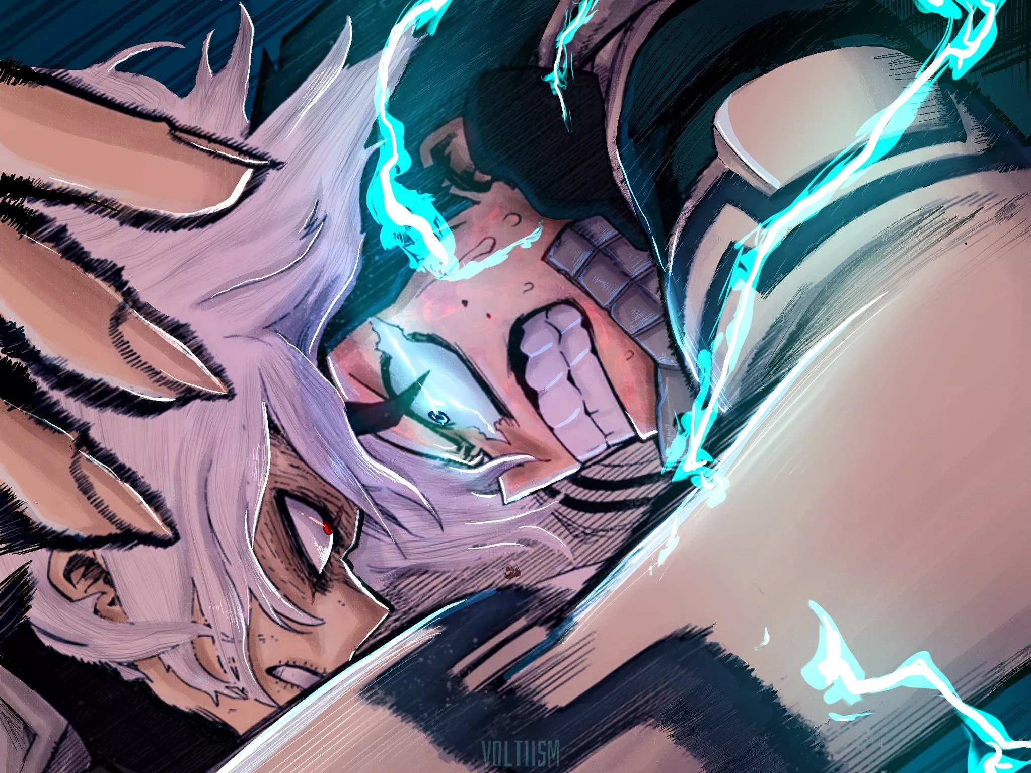 deku vs shigaraki no Hero