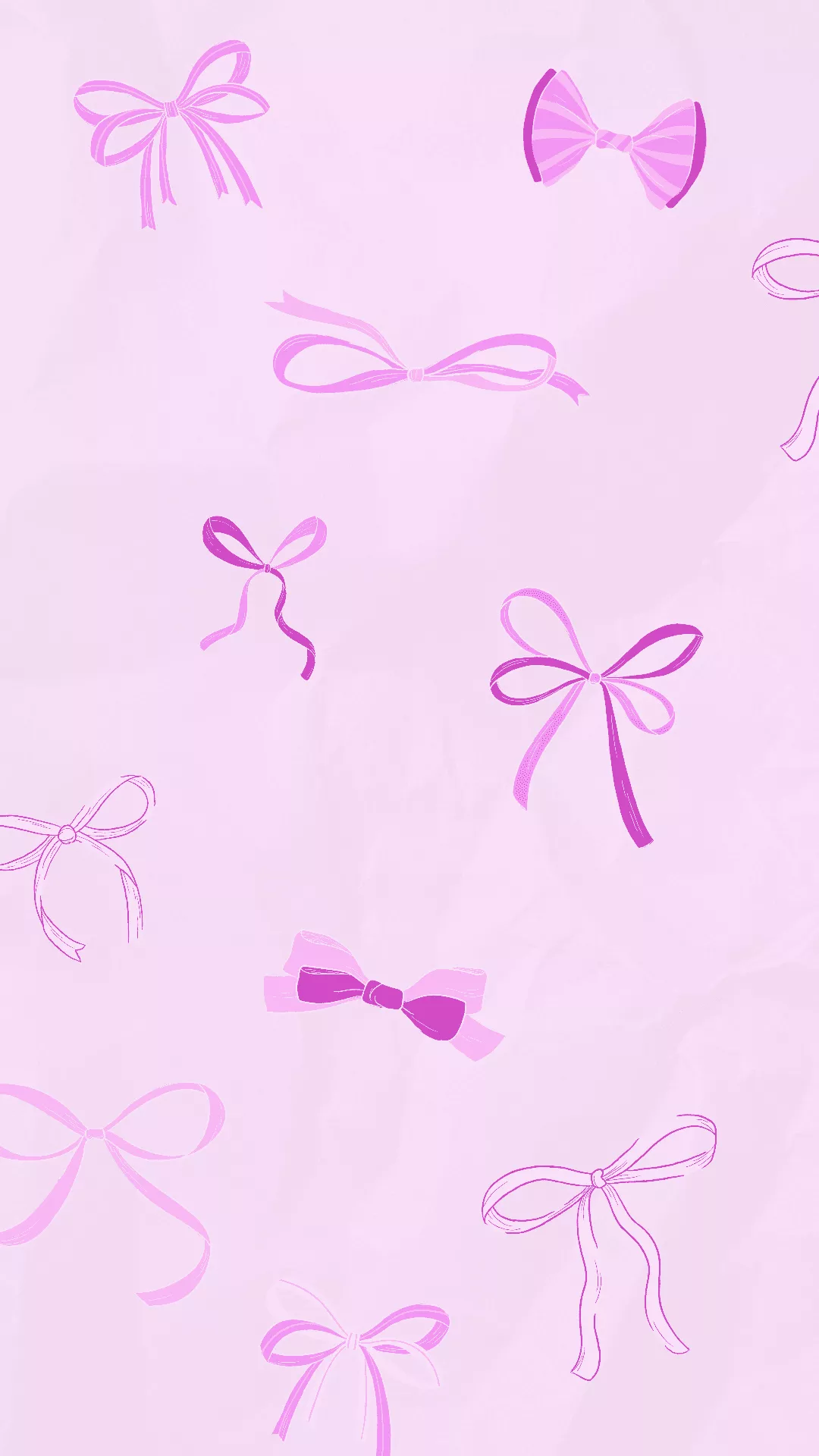 Purple Bows Wallpaper