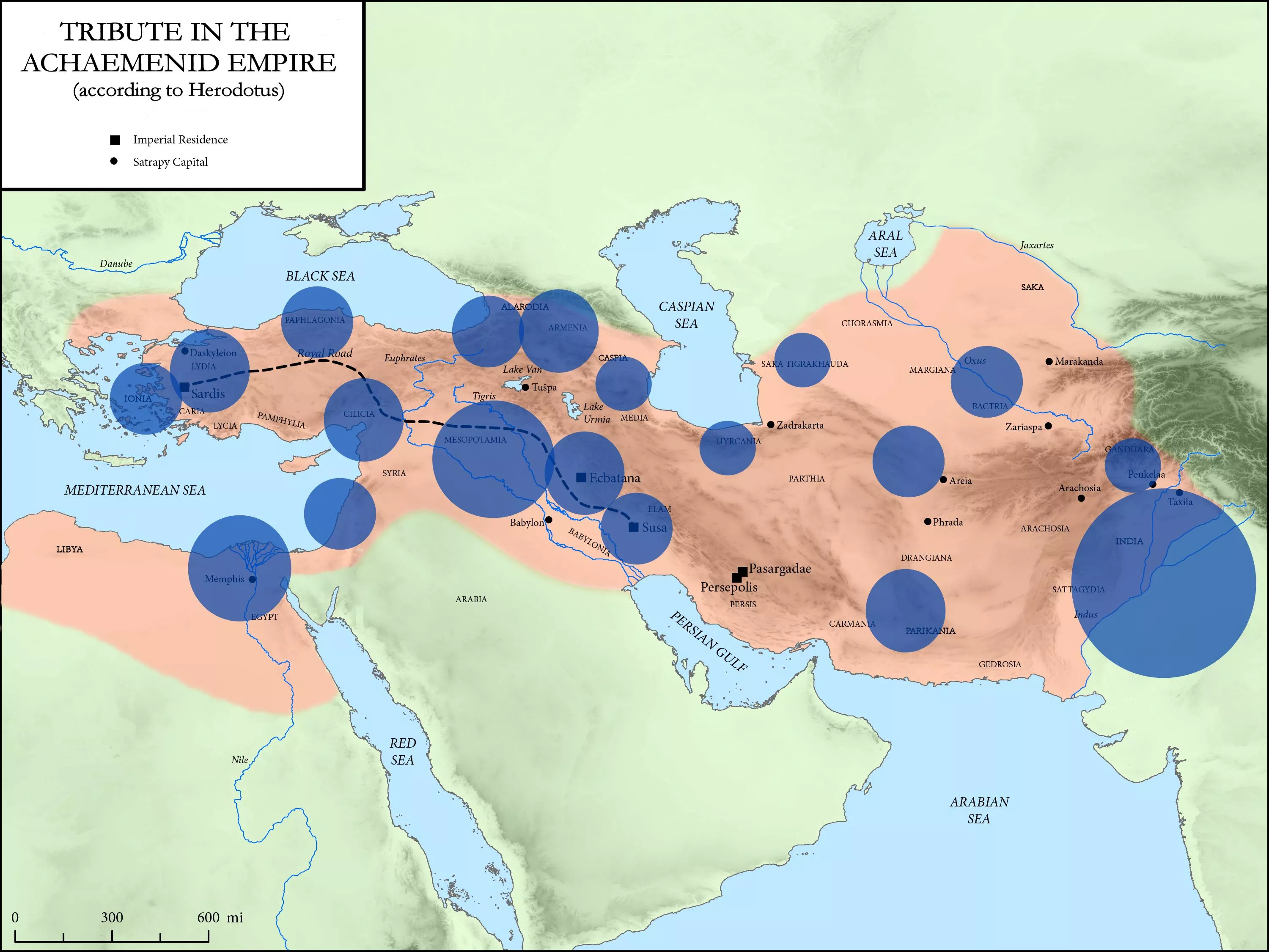 Tribute in the Achaemenid Empire