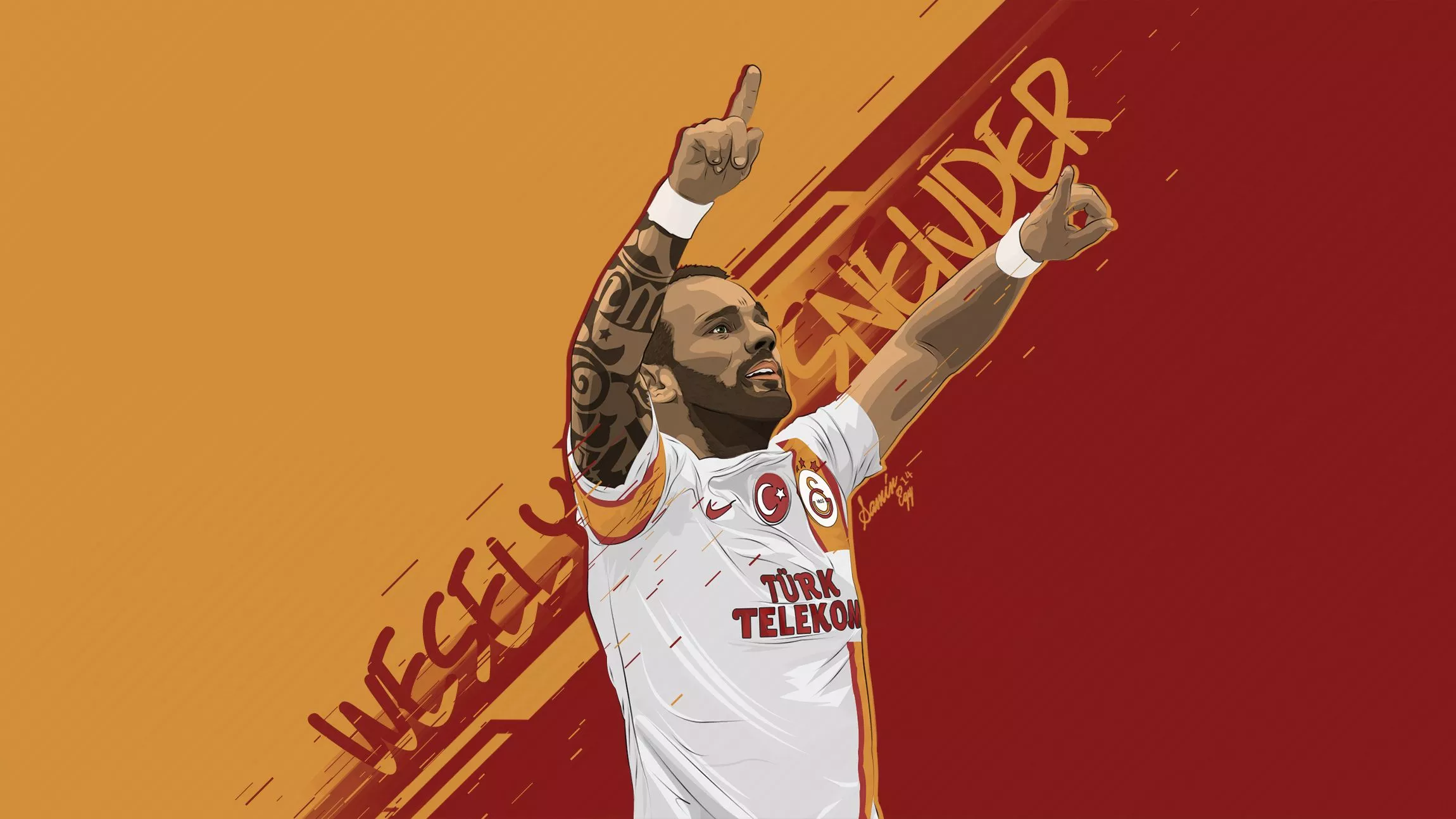Wesley Sneijder Sports HD Wallpaper